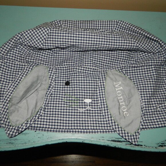 Pottery Barn Kids Other - Pottery Barn Kids Gingham Long Ear Easter Basket Liner "Monroe" Sz L (OO-5)